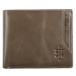 Men’s Leather Wallet - John 3:16