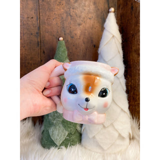 Pink Reindeer Coffee Mug
