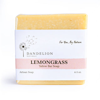 Lemongrass Tallow Bar Soap | Tallow Skin Care | Bar Soap