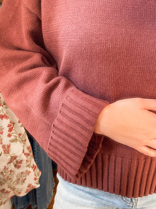 Coco Wide Cuff Oversized Sweater | BC-43