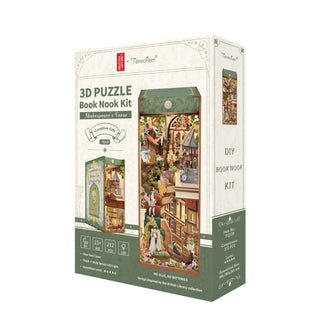 DIY Book Nook Kit | Shakespeare's Verse with Dust Cover | TQ129