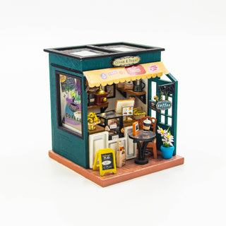 DIY Miniature House Kit: Cream & Sugar Café