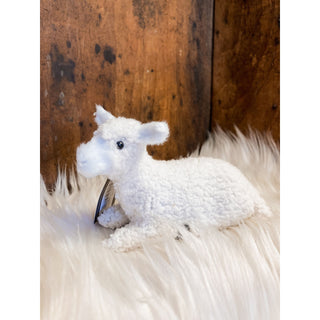 Little Lamb Resting Figurine