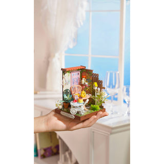 DIY Miniature House Kit | Fancy Tea Yard | Rolife DS038