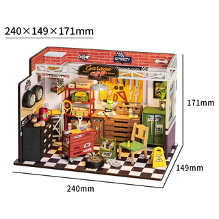 Garage Workshop ROBOTIM Rolife DIY Miniature House Kit