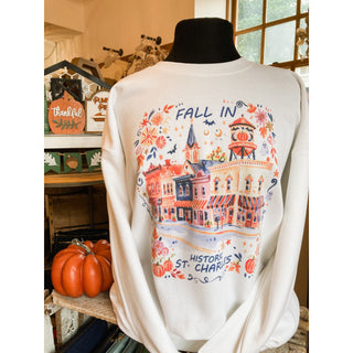 Fall in Historic St. Charles | Graphic Sweatshirt | KT-388