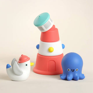 Itzy Stack & Squirt™ – Anchors Aweigh Bath Toy