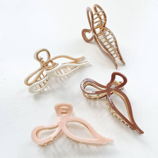 Sabrina | Ribbon Bow Metal Eco-Friendly Claw Clip