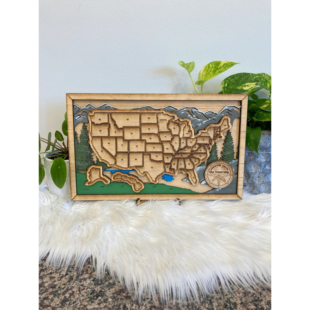 US Travel Map – Katy Trail Collections