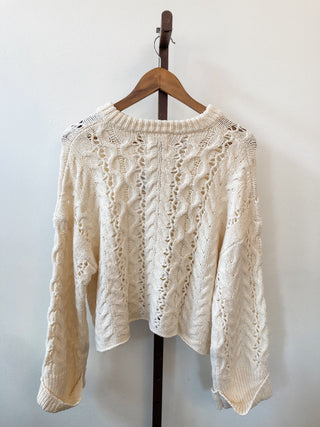 Soft Twist Half-Button Sweater | LL-02