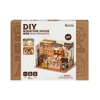 Becka's Baking House Rolife Miniature House DIY Wooden