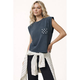 250th USA Star Pocket Stripe Side Tank | KA-04