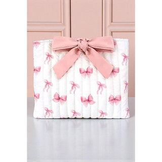 Esther Pink Bow Print Bible Cover (NG-04)