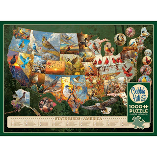 State Birds of America 1000pc puzzle