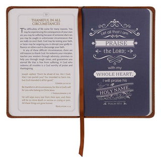 101 Devotions for Men – Tawny Brown Faux Leather Devotional