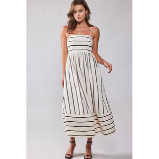 Wildflower Striped Maxi Dress UD-35