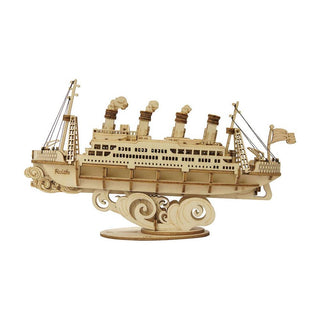 DIY Wooden Puzzle Sailing Ship Model