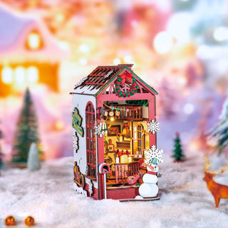 DIY Book Nook Kit: Christmas Indoor Scene