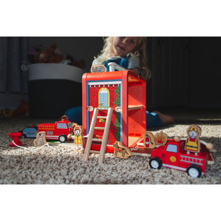 Suitcase Series: Fire House Playset
