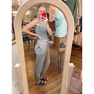 Hearthside Fleece Jogger Pants with Pockets | Mushroom | ZN-63