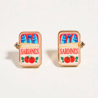 Sardine Can Stud Earrings | SS-03