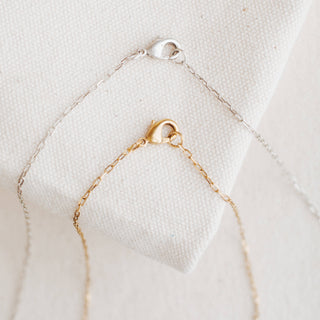 Small Delicate Cable Chain Gold 18”