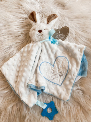 Somebunny Loves You™ Teething Lovey Blanket | PG-04
