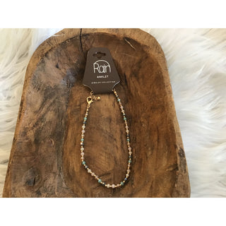 Pastel Beaded Anklet | RJ-14
