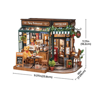 Tipsy Restaurant Rolife DIY House Crafts Miniature