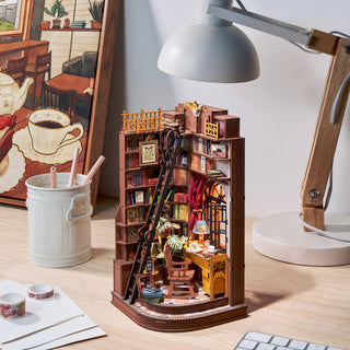 DIY Book Nook Kit: Silent Corner Study | TGE02