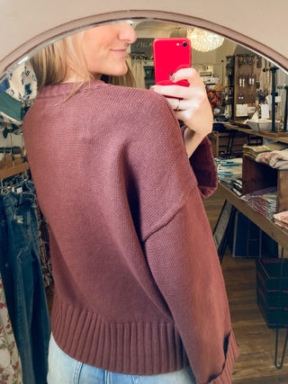 Coco Wide Cuff Oversized Sweater | BC-43