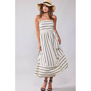 Wildflower Striped Maxi Dress UD-35