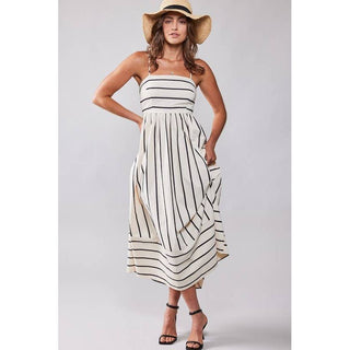 Wildflower Striped Maxi Dress UD-35