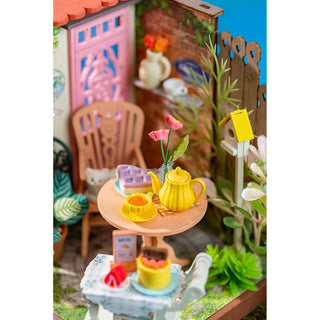 DIY Miniature House Kit | Fancy Tea Yard | Rolife DS038