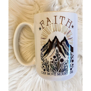 Mug: Faith Can Move Mountains | KT-148