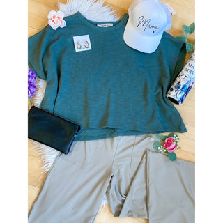 Oversized Cotton Slub Tee ZN-22