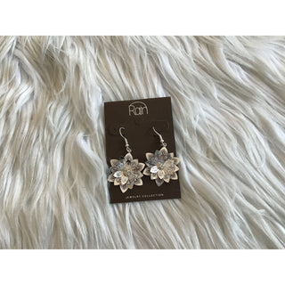 Filigree Bloom Flower Drop Earrings | RJ-20