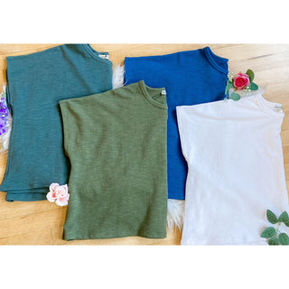 Oversized Cotton Slub Tee ZN-22