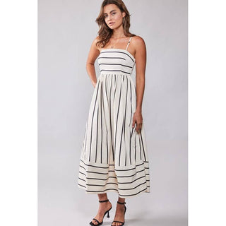 Wildflower Striped Maxi Dress UD-35