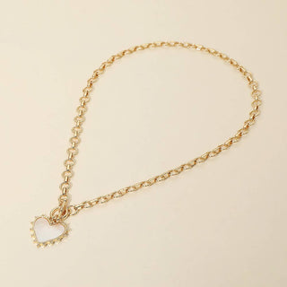 Bold Heart Toggle Necklace