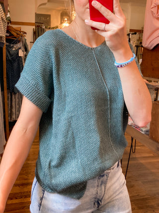 Seam & Simplicity Sweater Top | ZN-59