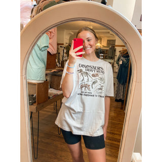 Dinosaurs Didn’t Read Graphic Tee | KT-362
