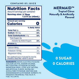 Mermaid™ Hydration Syrup 375 ml | Jordan’s Skinny Mixes