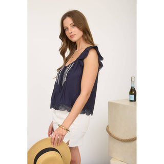 Wildflower Grace Embroidered Blouse | BP-48