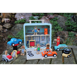 Suitcase Series: Auto Repair Shop Playset