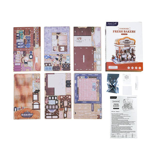 DIY Miniature House Kit: Fresh Bakery