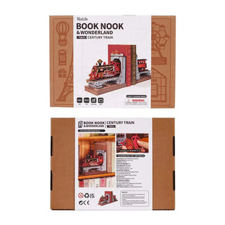 Century Train Rolife DIY Kit Booknook Wooden Puzzle