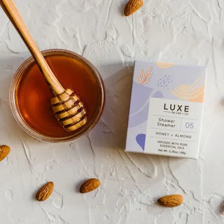 Luxe Honey + Almond Shower Steamer Fizzy Bomb