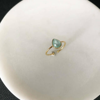 Teardrop Minty Ring