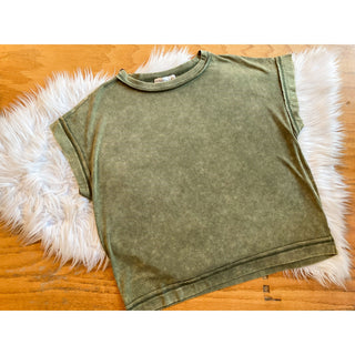 Cedar and Clay Ribbed Top | ZN-52
